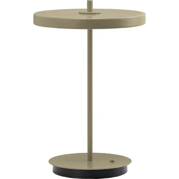 Lampička Umage, Bezdrátová stolní lampa Asteria Move Monochrome šedo-zelená - Formadore