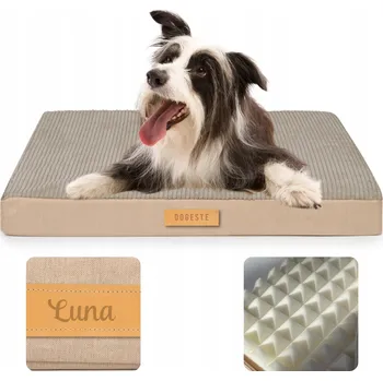 Pelíšek pro psa DOGESTE ortopedické pelíšek pro psa 70 cm x 90 cm béžové