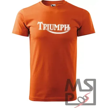 MSP Triko s motivem Triumph 27 XL oranžové