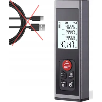 Měřící laser HYCHIKA Laserový dálkoměr | 60 m | Nabíjecí port Typ C | Mnoho režimů měření