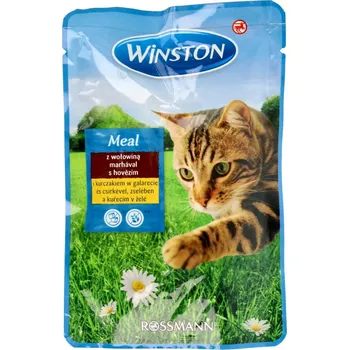 Krmivo pro kočku Winston mokré krmivo pro hovězí 0,1 kg