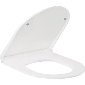 WC sedátko Kludi Resa D záchodové prkénko s pomalým sklápěním bílá 24WCS43S