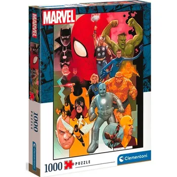 Clementoni - Puzzle 1000 Marvel 80