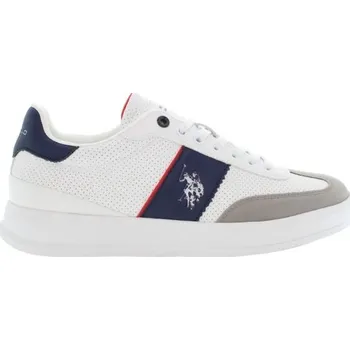 Pánské tenisky Pánské tenisky U.S. POLO ASSN. CAMPY 41 Bílá, Tmavě modrá, Šedá, Červená