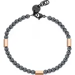 S'Agapõ Korálkový náramek s hematitem Riot SRT13 + 2 měsíce na vrácení zboží
