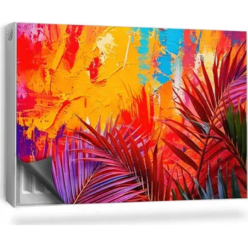 Obraz Magnetická podložka na radiátor, kryt 90 x 60 cm fialová