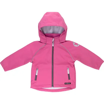 Chlapecká bunda Dětská větru a vodě odolná softshellová bunda růžová ROSE Villervalla Velikost: 98