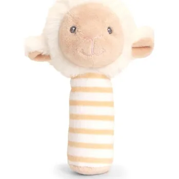 plyšák KEEL SE6728 Plyšové chrastítko ovečka 14 cm