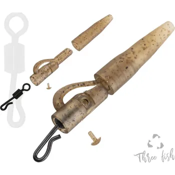 Zfish Závěsky Lead Clip Set & Tail Rubber + QC 6ks