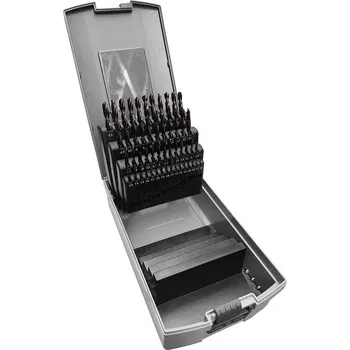 Vrták NÁSTROJE CZ Sada vrtáků 51-dílná, 1,00- 6,00x0,1mm S338RCZ004HSSCo5 TiALN, plast - SV338RCZ004HSSCO5TIALN-51P