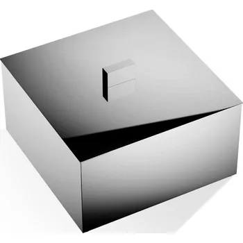 Úložný box Decor Walther, Koupelnová dóza Corner s víkem 17 cm chromová - Formadore