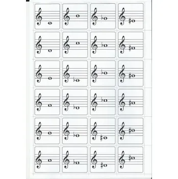 eNoty.eu Hudební pexeso - houslový klíč