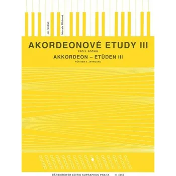 Hudebniny Bärenreiter Akordeonové etudy III