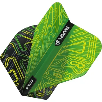 Příslušenství pro šipky Red Dragon Letky Yin Yang - Yellow & Green RF6973