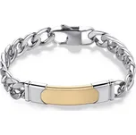 S'Agapõ Pánský bicolor náramek z oceli Parkour SKR13 + 2 měsíce na vrácení zboží