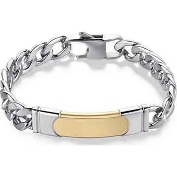Náramek S'Agapõ Pánský bicolor náramek z oceli Parkour SKR13 + 2 měsíce na vrácení zboží