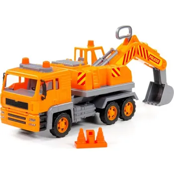 autíčko Diamant Auto - bagr č.2 na setrvačník 40 cm