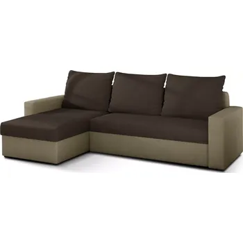 Sedací souprava Rohová rozkládací sedací souprava LIVIO 237 cm Alova 67/Alova 07 hnědá univerzální