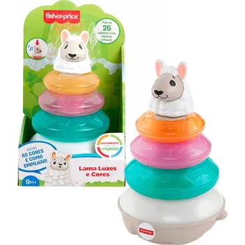 Hračka pro nejmenší Fisher Price Linkimals Mluvící lama kroužky v Čínštině