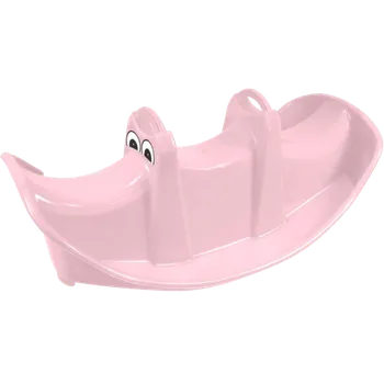 Doplněk pro panenku Mochtoys - Houpadlo velké růžové krokodýl