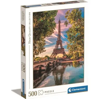 Puzzle Clementoni - Puzzle 500 Podél řeky Seiny