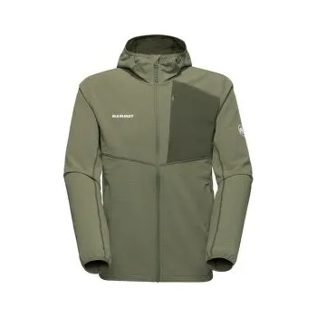 Pánská softshellová bunda Mammut Madris Light ML Hooded Jacket Men 40285 marsh zelená M