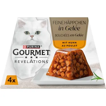 Krmivo pro kočku Výhodné balení 8x57g Gourmet Revelations Fine Cuts kuřecí vlhké krmivo pro kočky