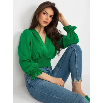 Dámská košile Blouse-DHJ-BZ-13866.92P-green Italy Moda zelená 3206273