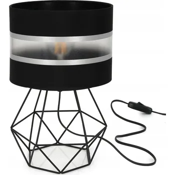 Lampička Stolní lampa Moonlight Astra Silver bílá, šedá 60 W