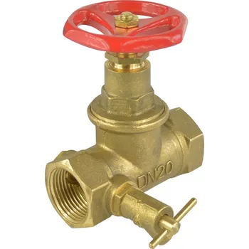 Ventil Uzavírací mosazný ventil s odvodněním typ K-125 art.1501 1/2"