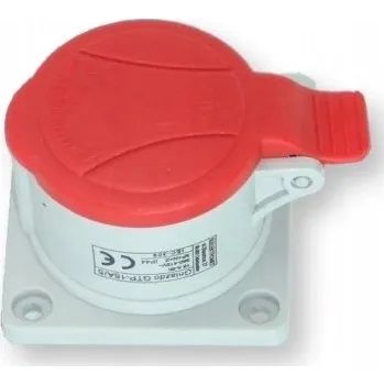 Elektrická zásuvka Hermetická Elektrická Zásuvka Elektromet červená