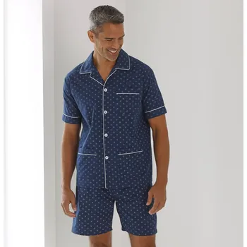 Dámské pyžamo Blancheporte Pyžamo se šortkami a potiskem nám.modrá 137/146