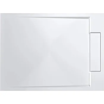 Sprchová vanička Cerano Loro Sprchová vanička z litého mramoru čtvercová 90x90 cm, bílá matná, CER-437087