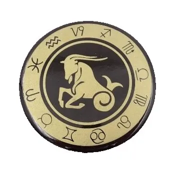 Obraz Magnet Kozoroh Giftdeco kovový zlatý 6 cm