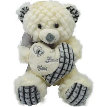 plyšák Medvěd se srdcem 25 cm