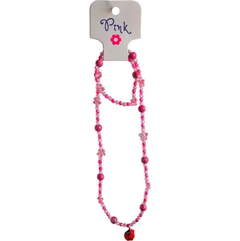 Náramek PINK POPPY - Sada šperků s přívěskem BERUŠKA