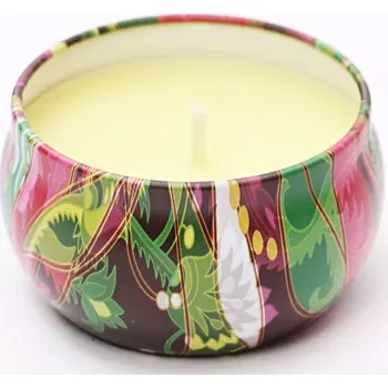 Svíčka Magieprirody.cz Vonná sojová svíčka v plechové dóze s vůní Fig #ZB132 Fíky