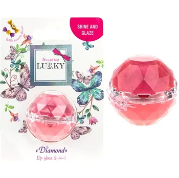 Přípravek na rty LUKKY lesk na rty diamant 2v1 více druhů T20265