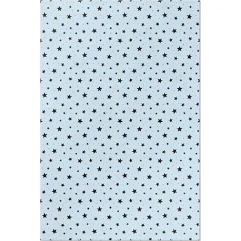 Koberec Moderní vinylový Koberec do interiéru Černé drobné hvězdičky vesmír 60x90 cm