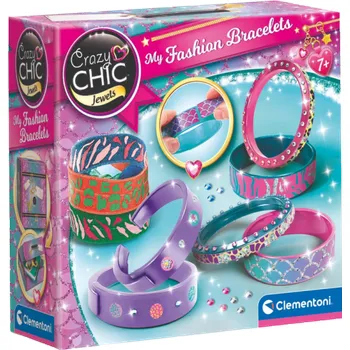 Panenka Clementoni - CRAZY CHIC Sada na výrobu náramků