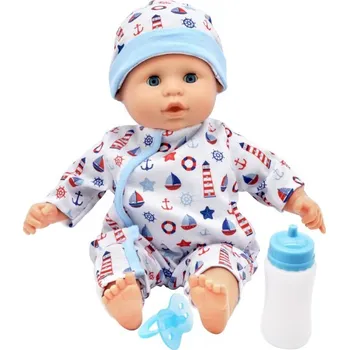 Panenka Dolls World - Miminko Baby Joy BLUE - 38 cm