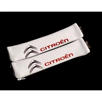 Návlek na bezpečnostní pás Citroen Kryty na bezpečnostní pásy, 2 ks, bílé