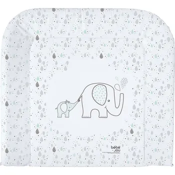 Přebalovací podložka Bebe-Jou Přebalovaci podlozka třístranná Bébé-Jou Ollie grey/white" "Barva:šedé|Omyvatelná:ano|Se zvýšenými okraji:ano|Typ:podložky|Vzor:Ollie|Zařazení:Přebalovací podložka|