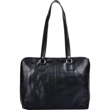 Kabelka Dámská kožená klasická kabelka 309 černá