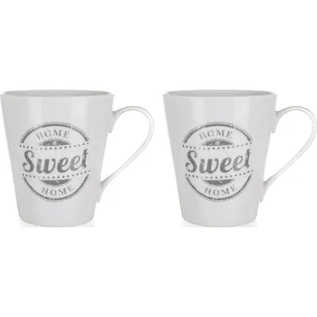 hrnek 330ml SWEET HOME keramický (2ks) BANQUET