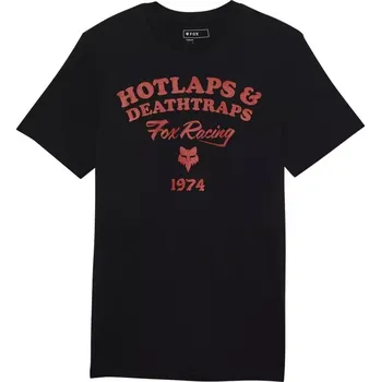 Pánská móda Fox Hotlaps Premium Tee black M