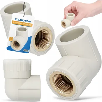 Fitinka PP-R koleno svařované polypropylen 25x1/2" VNITŘNÍ ZÁVIT 90 st.