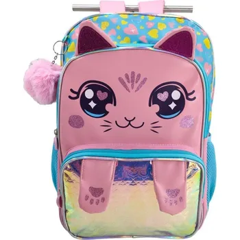 Batoh Růžová Kočka 42 cm