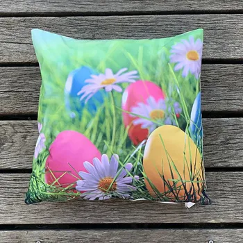 Dekorativní polštářek BYTEMA Povlak BAREVNÁ VAJÍČKA 40 x 40 cm