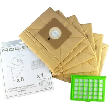 Domácí spotřebič HEPA filtr Rowenta a sáčky pro ROWENTA Compacteo Ergo Animal Care 1+6ks ZR004101